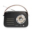 Nedis portable radio | FM-radio, Bluetooth, USB en AUX | 10W | zwart