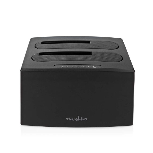 Nedis HDD docking station | 2x 2,5''/3,5'' SATA | USB3.0 (5 Gbps)