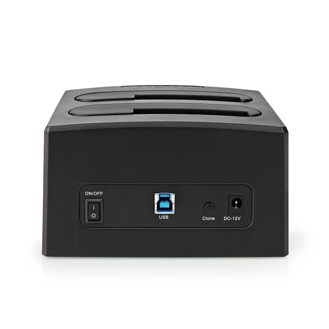 Nedis HDD docking station | 2x 2,5''/3,5'' SATA | USB3.0 (5 Gbps)