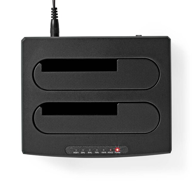 Nedis HDD docking station | 2x 2,5''/3,5'' SATA | USB3.0 (5 Gbps)