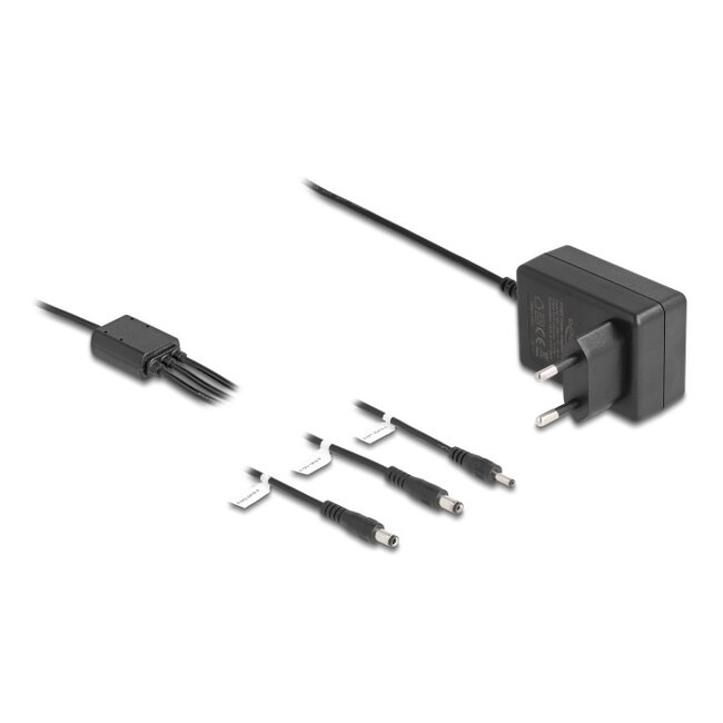 Delock universele voedingsadapter | 5V | 10W | 3 pluggen | 1,8 meter