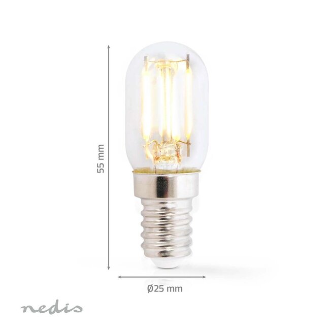Nedis LED-lamp voor koelkast | warm wit | E14 | T22 | 1,5W