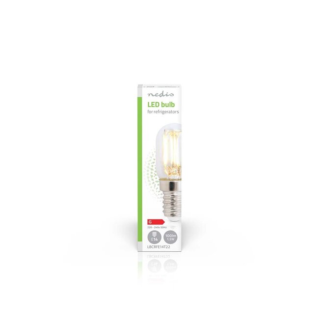 Nedis LED-lamp voor koelkast | warm wit | E14 | T22 | 1,5W