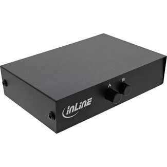 InLine InLine® seriële schakelaar handmatig 2-weg, RS232, 9-pins Sub-D