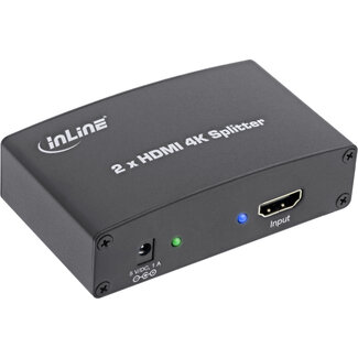 InLine InLine® 2-Poorts HDMI-splitter, compatibel met 4K2K