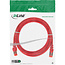 InLine® Patchkabel, S/FTP (PiMf), Cat.6, 250 MHz, PVC, CCA, rood, 1,5m