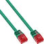 InLine® Patchkabel plat, U/UTP, Cat.6, groen, 3m