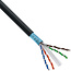 InLine® Patchkabel, U/UTP, Cat.6A, halogeenvrij, AWG23 koper, zwart, 40m