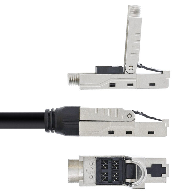 InLine® Patchkabel, U/UTP, Cat.6A, halogeenvrij, AWG23 koper, zwart, 40m