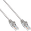 InLine® Patchkabel, U/UTP, Cat.5e, grijs, 10m, AWG26, speciale vergrendeling