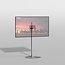 Vloerstandaard SPHERE rvs 120 cm VESA 200x100