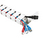 InLine® Flexibele kabelgoot voor in hoogte verstelbare tafels, wit