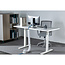 InLine® Flexibele kabelgoot voor in hoogte verstelbare tafels, wit