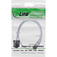 InLine® Patchkabel slim, U/FTP, Cat.8.1, TPE halogeenvrij, wit, 0,3m