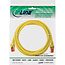 InLine® Patchkabel, S/FTP (PiMf), Cat.6, 250 MHz, PVC, CCA, geel, 0,5m