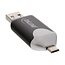 InLine® USB3.0 dubbele kaartlezer, USB A en Micro-USB 2.0 voor SDXC en microSDXC