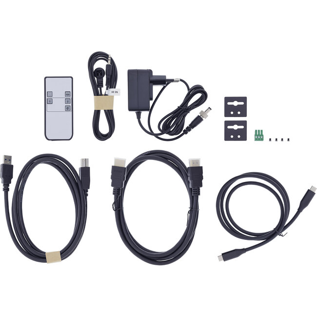 InLine® KVM-schakelaar, 2-weg, HDMI & USB-C, 4K60Hz, switcher