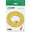 InLine® Patchkabel plat, U/UTP, Cat.6, geel, 3m