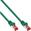 InLine® Patchkabel, S/FTP (PiMf), Cat.6, 250 MHz, PVC, CCA, groen, 1m