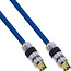InLine® S-VHS kabel, PREMIUM, vergulde male, 4-pins mini DIN male / male, 0,5m