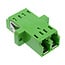 InLine® glasvezelkoppeling, duplex LC/LC, singlemode, groen, keramische huls
