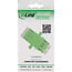InLine® glasvezelkoppeling, duplex LC/LC, singlemode, groen, keramische huls