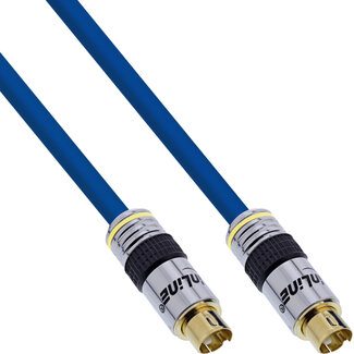 InLine InLine® S-VHS kabel, PREMIUM, vergulde male, 4-pins mini DIN male / male, 2m