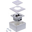 InLine® Cat.6A netwerkcontactdoos, 2x RJ45, AP/UP, afgeschermd, wit, 76842A