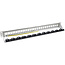 InLine® Keystone patchpaneel 24-poorts, 19", 1U, lichtgrijs, RAL 7035