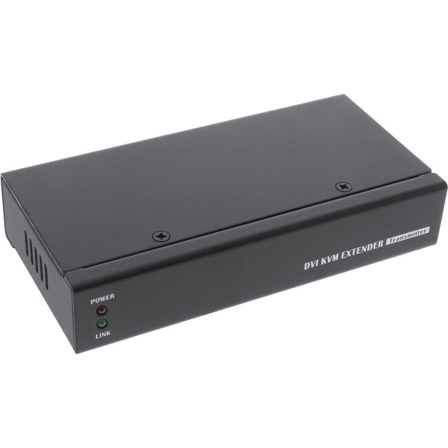 InLine® DVI USB KVM Extender (Console verlenger), via UTP, met audio, tot 50m