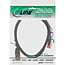 InLine® Slim Patchkabel, U/UTP, Cat.6, zwart, 2m