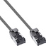 InLine® Patchkabel slim, U/FTP, Cat.8.1, TPE halogeenvrij, grijs, 7,5m