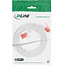 InLine® Patchkabel plat, U/UTP, Cat.6, wit, 2m