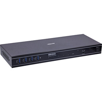 InLine InLine® KVM-schakelaar, 4-weg, HDMI, 8K@60Hz, USB 3.2, met IR & RS-232