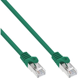 InLine InLine® Patchkabel, SF/UTP, Cat.5e, groen, 0,25m