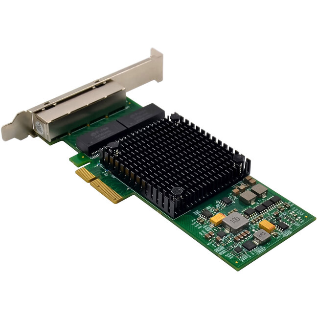 InLine® Quad Gigabit netwerkkaart, 4x RJ45 1 Gb/s, PCIe x4