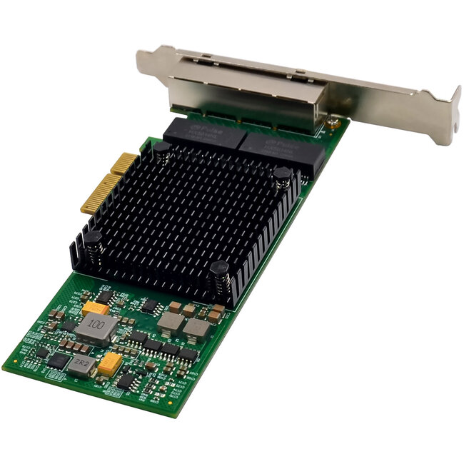 InLine® Quad Gigabit netwerkkaart, 4x RJ45 1 Gb/s, PCIe x4