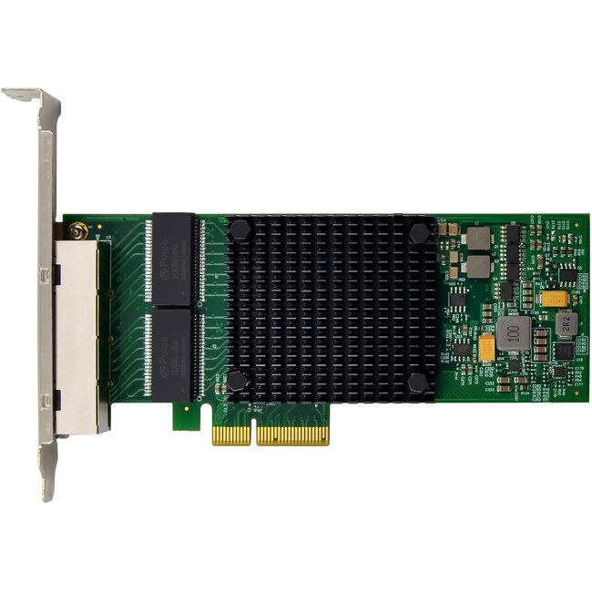 InLine® Quad Gigabit netwerkkaart, 4x RJ45 1 Gb/s, PCIe x4