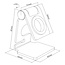 InLine® aluminium houder voor de Apple Watch