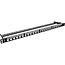 InLine® Patch panel lege plaat 24-voudig,voor RJ45 Keystone Snap-In 19"/0,5U zw.