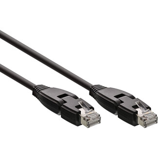InLine InLine® Patchkabel 180°, S/FTP (PiMf), Cat.6A, halogeenvrij, 1m