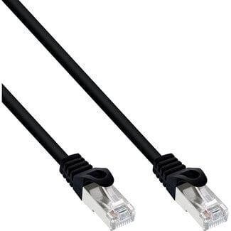 InLine InLine® Patchkabel, F/UTP, Cat.5e, zwart, 2m