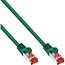 InLine® Patchkabel, S/FTP (PiMf), Cat.6, 250 MHz, PVC, koper, groen, 0,5m