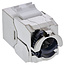 InLine® Keystone RJ45 female, SNAP-In, Cat.6A, geïntegreerde kabelbinder, 10St.