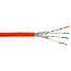 InLine® Cat.7 S/FTP Installatiekabel, CCA, PoE+, halogeenvrij, oranje, 30m