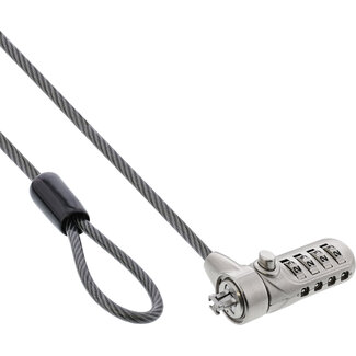 InLine InLine® Notebook-veiligheidsslot, combinatie, 2m, 4,4mm