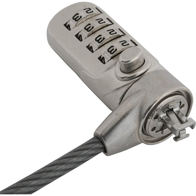 InLine® Notebook-veiligheidsslot, combinatie, 2m, 4,4mm