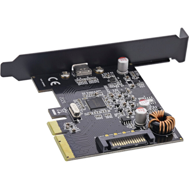 InLine® interfacekaart, PCIe x4, USB 3.2 Gen.2x2, 1x USB-C