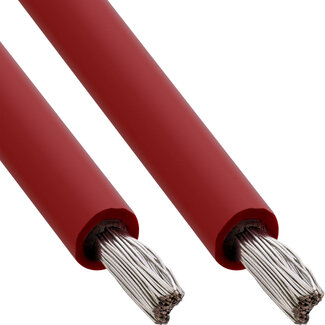 InLine InLine® Solar installatiekabel H1Z2Z2-K 6mm² rood 50m
