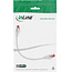 InLine® Patchkabel, S/FTP (PiMf), Cat.6, 250 MHz, PVC, koper, wit, 0,25m